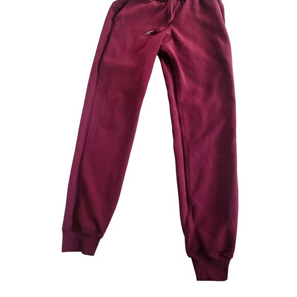Lululemon Womens Burgundy Joggers Size 2 With Drawstring Waist & Ribbed Cuffs - Picture 3 of 9